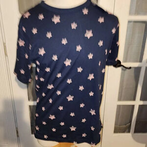 NWT Eighth‎ Avenue Mens USA Flag Star Tshirt Large